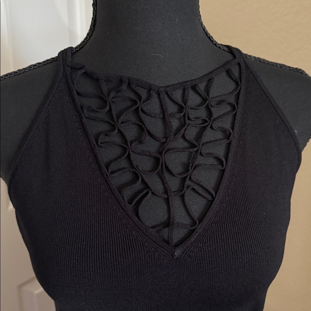 Carolyn Taylor Black Knit Top